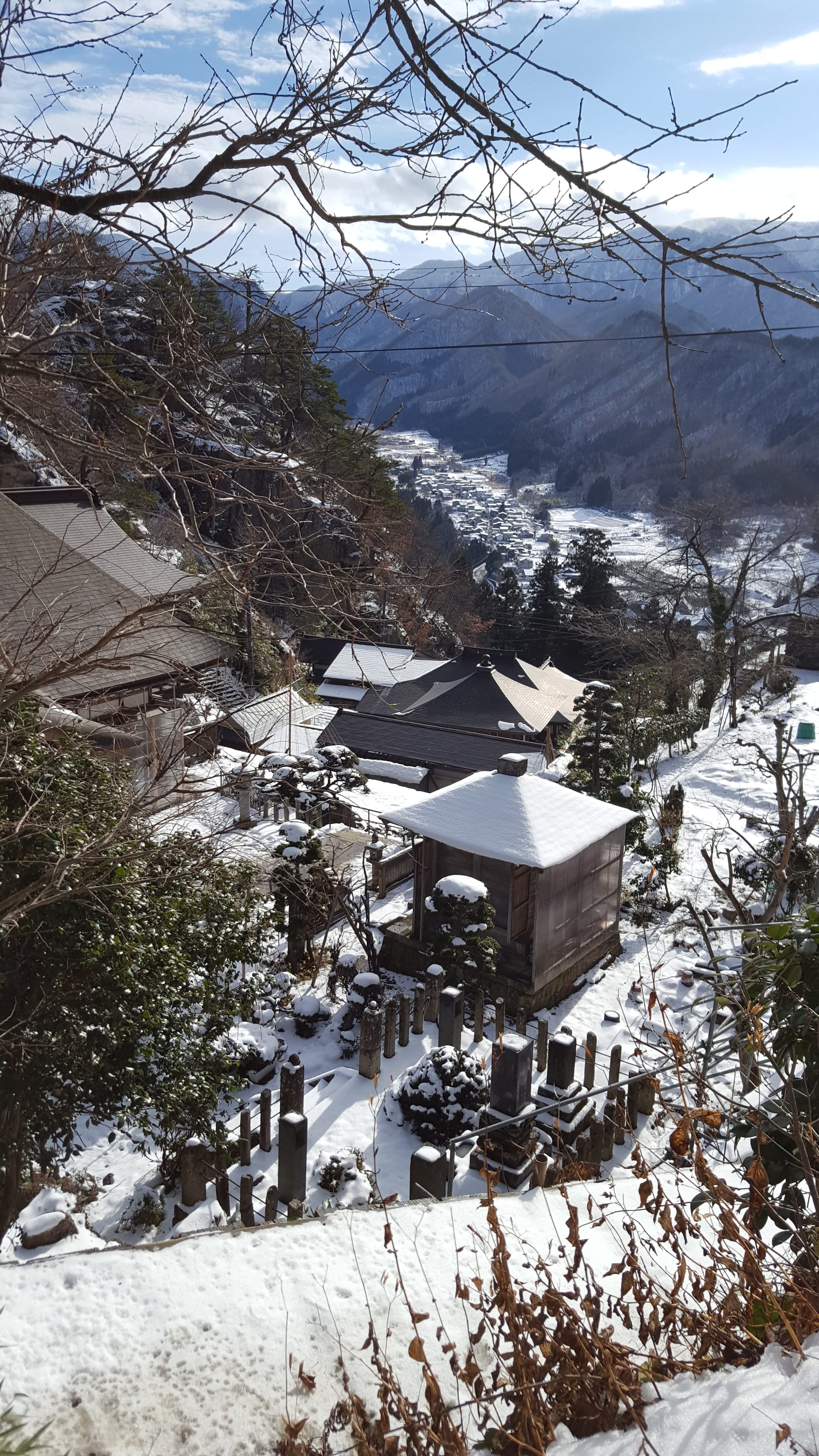 View of Risshakuji Temple in Yamadera, Yamagata Prefecture