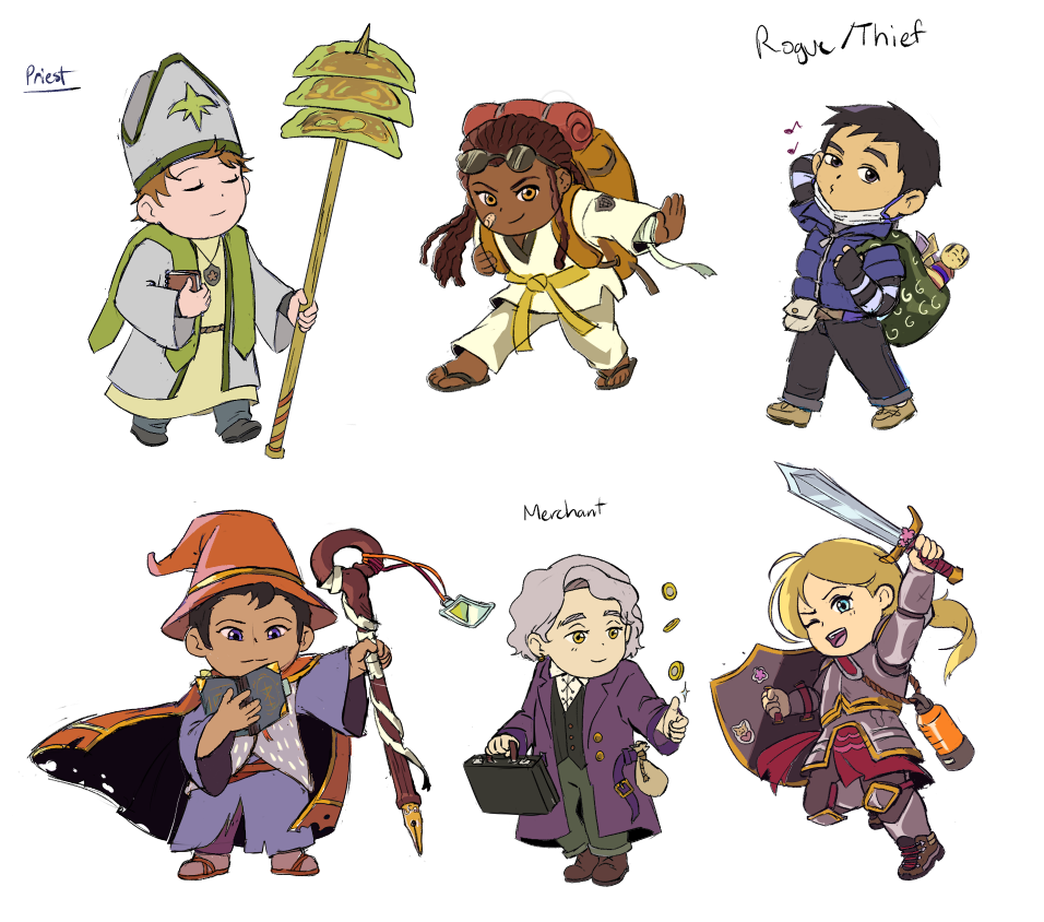 JSQ's Six Playable RPG Classes